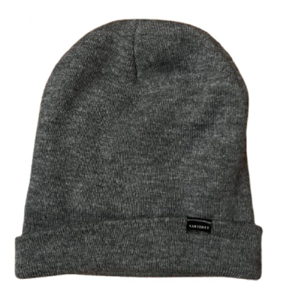 Vanibest Gray Knit Beanie With Satin Lining